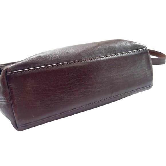 Vintage Coach Legacy Zip Top Hobo Crossbody Dark Mahogany Brown Leather - Picture 7 of 14